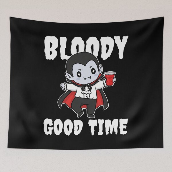 Item preview, BLOODY GOOD TIME - VAMPIRE HALLOWEEN designed and sold by KEF Custom.