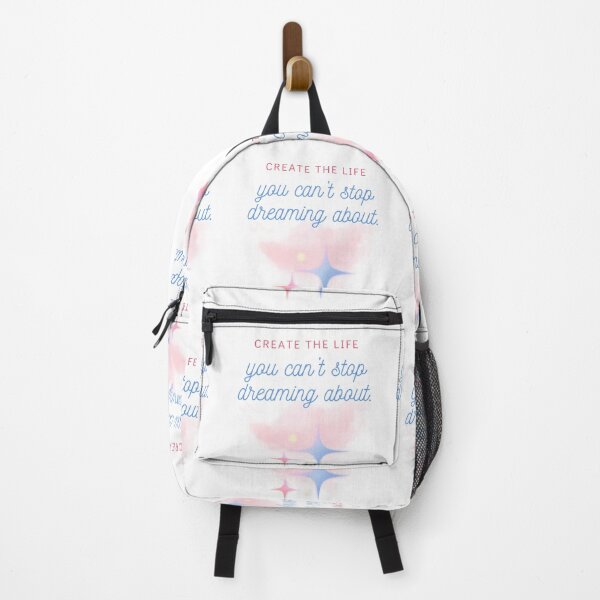 Item preview, Create the Life You Can’t Stop Dreaming About – Motivational Quote Art / Sticker / Wall Print designed and sold by TeeTantra.