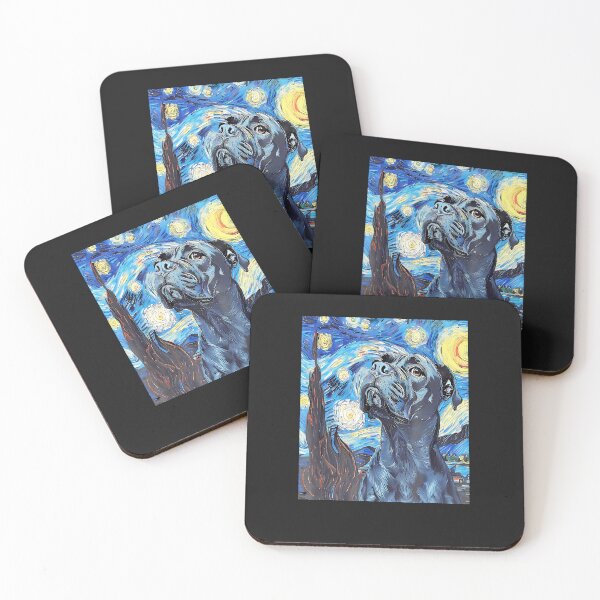 Item preview, Cane-Corso-Dog-Van-Gogh-Starry-Night-Art designed and sold by houfwopa.