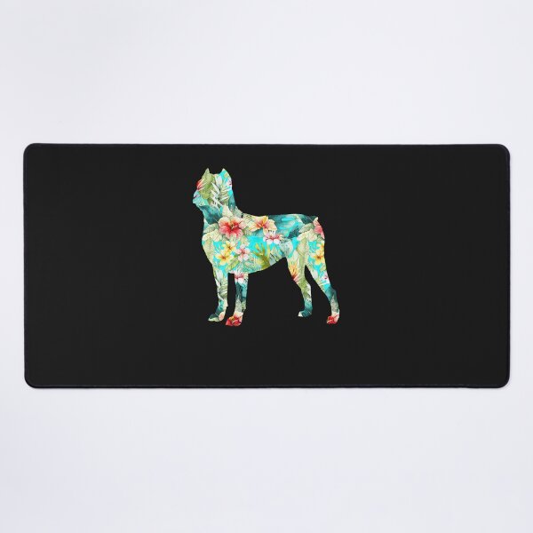 Item preview, Cane-Corso-Floral-Silhouette-Tropical-Hawaiian-Flower-Dog designed and sold by houfwopa.