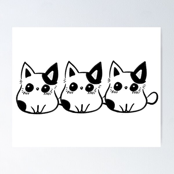 Item preview, Three Musk-Nyan designed and sold by MAMOSHOTFACTORY.