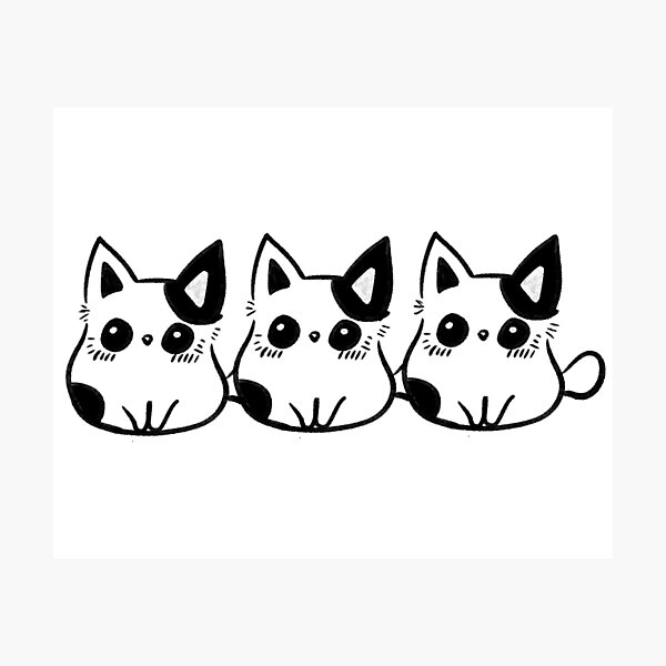 Item preview, Three Musk-Nyan designed and sold by MAMOSHOTFACTORY.