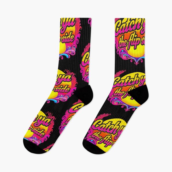 Item preview, Catch Ya On The Flip Side Retro Aesthetic Design designed and sold by Lulunza.