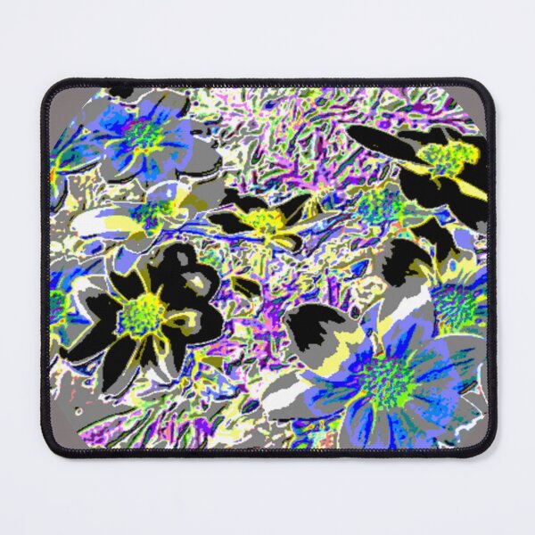 Item preview, flowerbed dark fun colorful abstract floral design designed and sold by SmashingDeals.