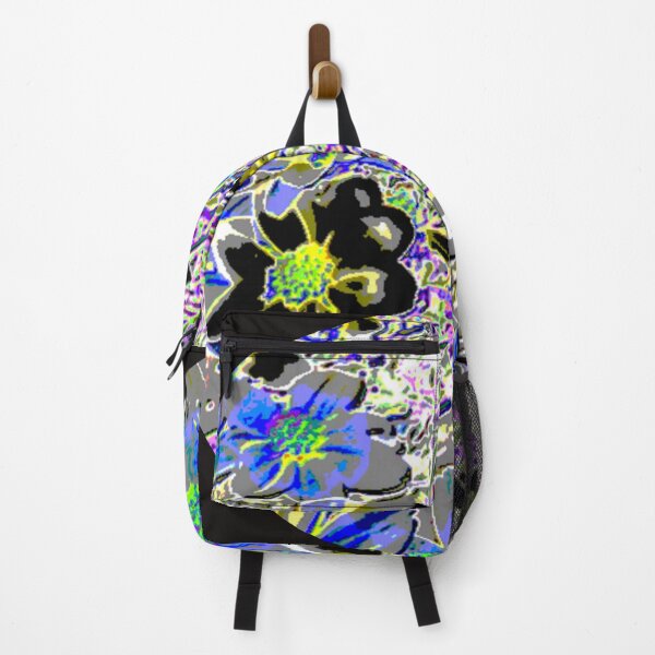 Item preview, flowerbed dark fun colorful abstract floral design designed and sold by SmashingDeals.