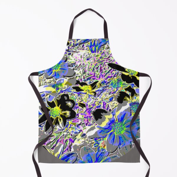 Item preview, flowerbed dark fun colorful abstract floral design designed and sold by SmashingDeals.