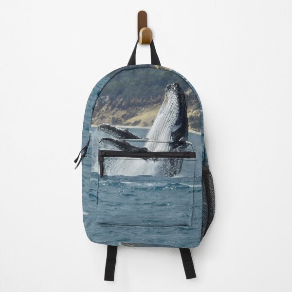 Item preview, Whale breach Hervey Bay Queensland second shot designed and sold by Mark Grimsley.