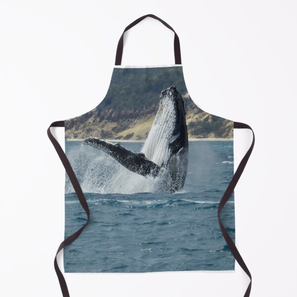 Item preview, Whale breach Hervey Bay Queensland second shot designed and sold by Mark Grimsley.