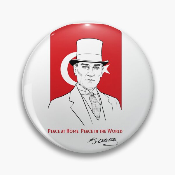 Item preview, Peace at Home Peace in the World – Ataturk Quote Poster designed and sold by asliberry.