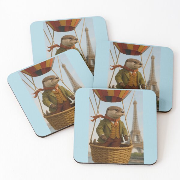 Item preview, Otter in a Hot Air Balloon designed and sold by Tridentulus.