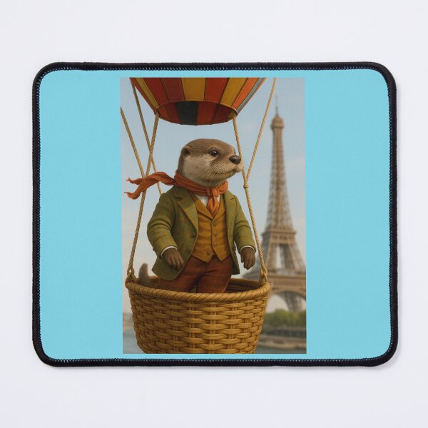 Item preview, Otter in a Hot Air Balloon designed and sold by Tridentulus.