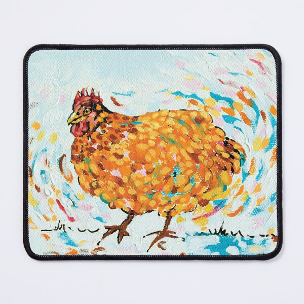 Item preview, A Cheeky Chubby Chicken Doin' the Twist designed and sold by Judi Parkinson.