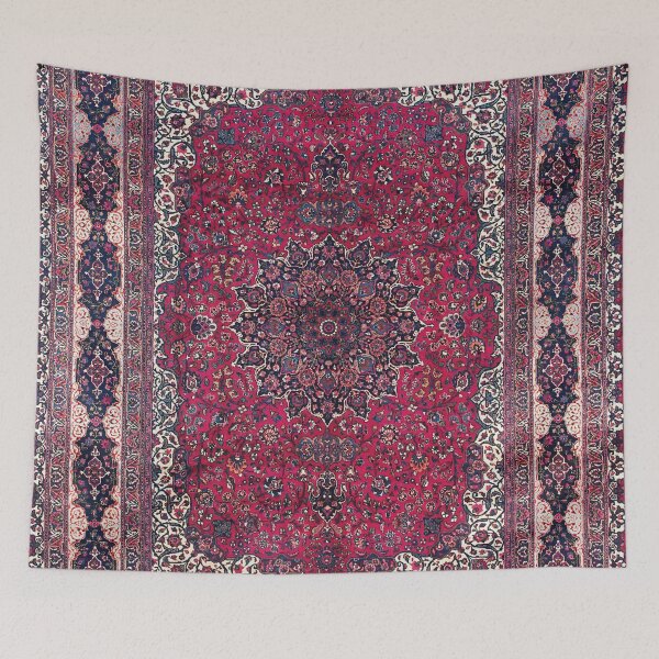 Item preview, Saber Meshed Persian Carpet Print designed and sold by Vicky Brago-Mitchell®.