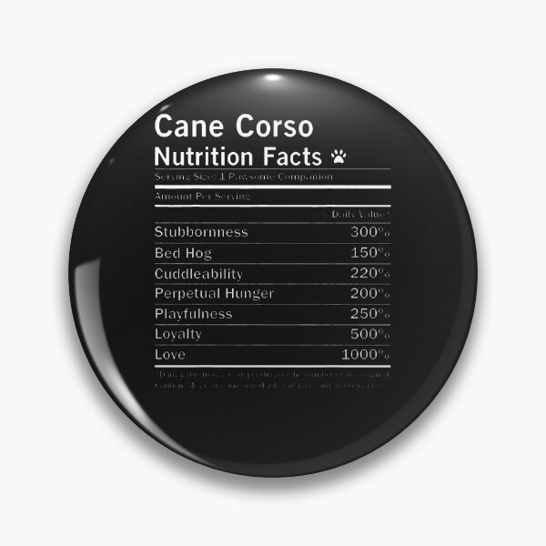 Item preview, Cane-Corso-Nutrition-Facts-Funny-Dog designed and sold by houfwopa.