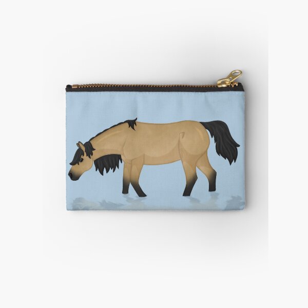 Item preview, Cartoon Horse in Water - Buckskin Illustration  designed and sold by Art By Drina.