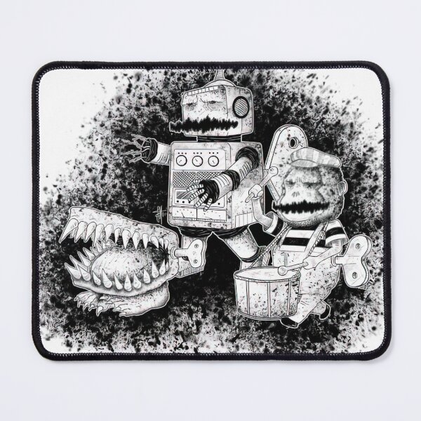 Item preview, Robot Dinosaur and Drummer designed and sold by ticlitule.