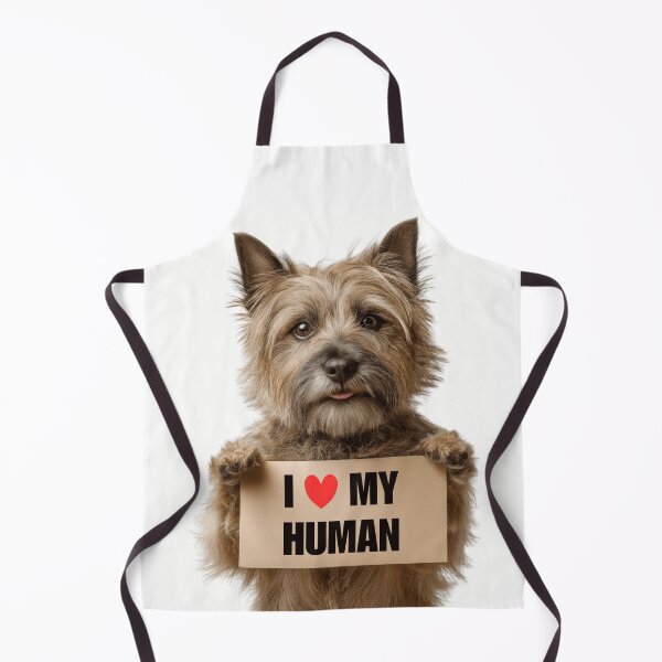 Item preview, Cute Cairn Terrier with Signboard I love my Human  designed and sold by LazyOwlStore.