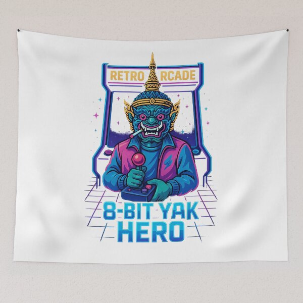 Item preview, 8-bit Yak Hero designed and sold by witgarage.