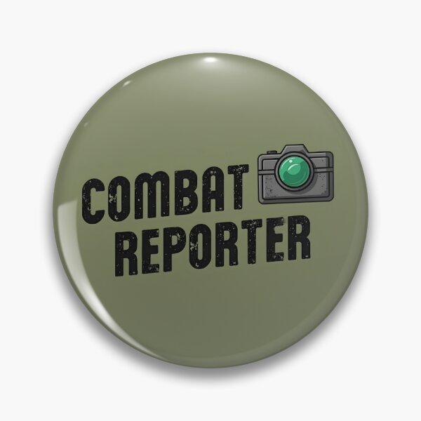 Item preview, Combat Reporter Design - Tactical Gaming Art for FPS Fans & Action Junkies designed and sold by SlightlyUnreal.