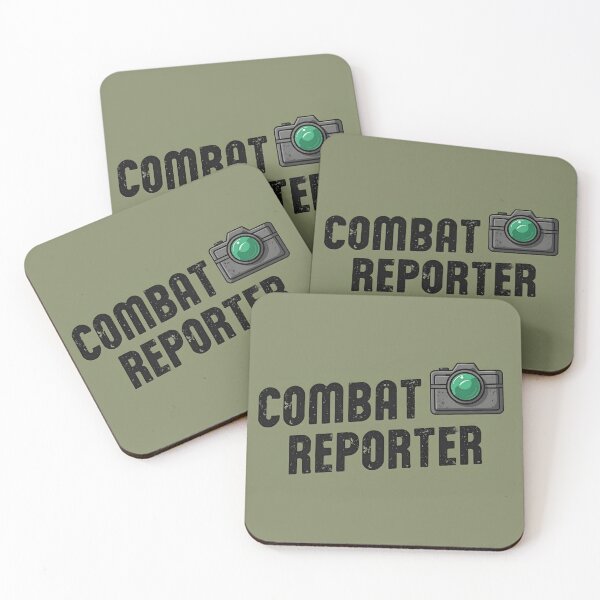 Item preview, Combat Reporter Design - Tactical Gaming Art for FPS Fans & Action Junkies designed and sold by SlightlyUnreal.