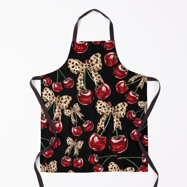 Item preview, Cherries with leopard print bow designed and sold by PMSNshop.