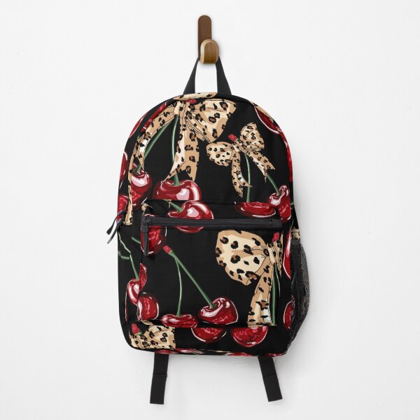 Item preview, Cherries with leopard print bow designed and sold by PMSNshop.