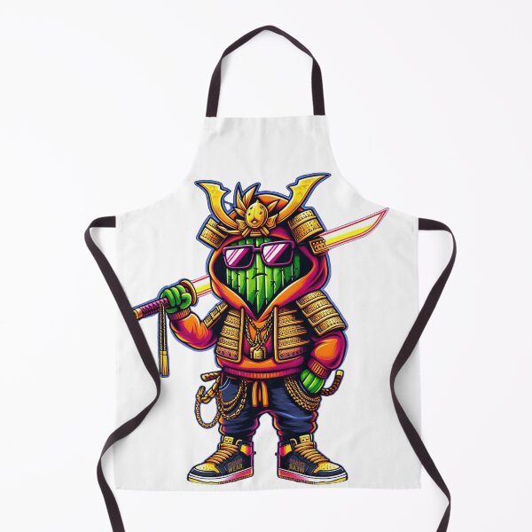 Item preview, Cactusai - Neo Samurai Street Warrior (front print) designed and sold by ChaosWear84.
