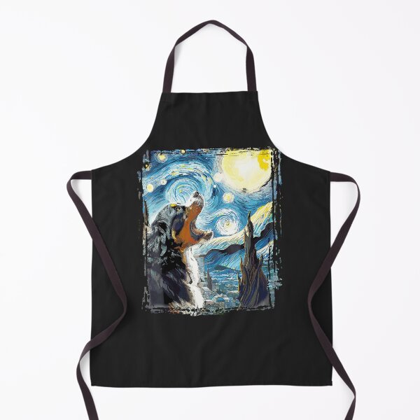 Item preview, Canine-Dog-Art-Van-Gogh-Starry-Night-Bernese-Mountain-Dog designed and sold by nadelqljoe.