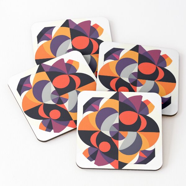 Item preview, geometric colorful round abstract design designed and sold by SmashingDeals.