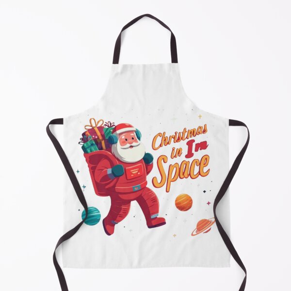 Item preview, Christmas in Space – Santa Astronaut Holiday Design designed and sold by AlexLineArt.