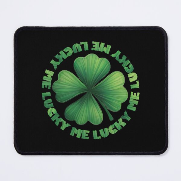 Item preview, Lucky Me Lucky Four-Leaf Clover designed and sold by MoxisWatercolor.