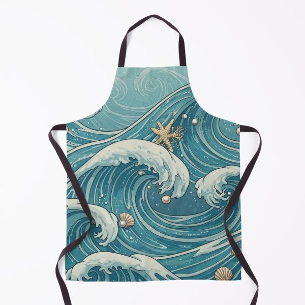 Item preview, blue ocean waves with white pearls classic tshirt designed and sold by anandsiva2703.