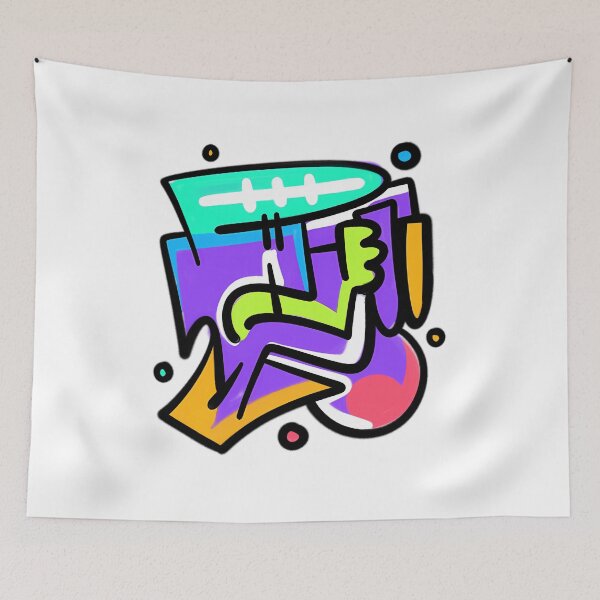 Item preview, Funky Street Scribble designed and sold by LostCherries.