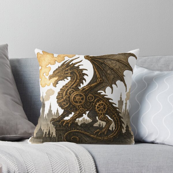 Item preview, Steampunk Dragon Skyline designed and sold by FreddyE.