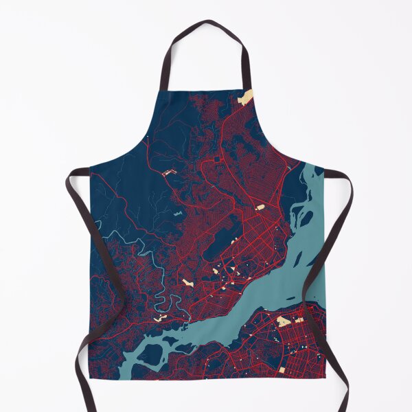 Item preview, Brazzaville City Map of Republic of the Congo - Hope designed and sold by deMAP.