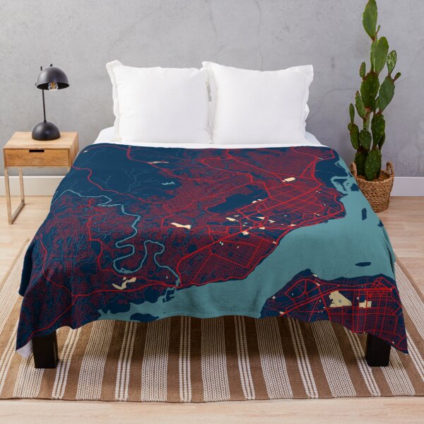 Item preview, Brazzaville City Map of Republic of the Congo - Hope designed and sold by deMAP.