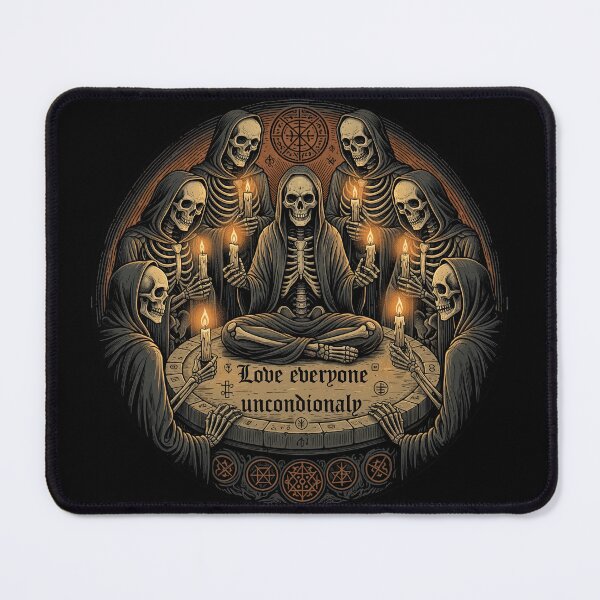 Item preview, Unconditional Love Skeleton | Dark Aesthetic Halloween Vintage Meditation designed and sold by Sobari.