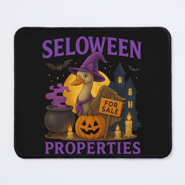 Item preview, Seloween Properties – Haunted House Goose Realtor Halloween Design designed and sold by Galeanto.