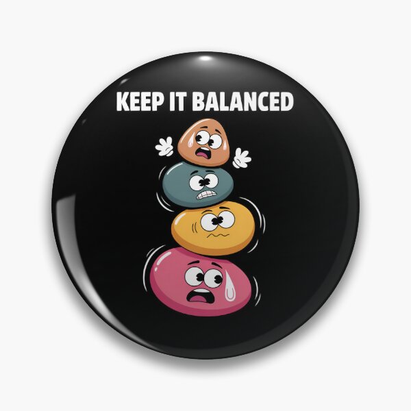 Item preview, Keep It Balanced Rock Balancing Zen Humor designed and sold by Blok45.