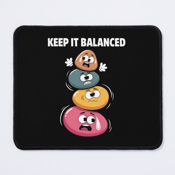 Item preview, Keep It Balanced Rock Balancing Zen Humor designed and sold by Blok45.