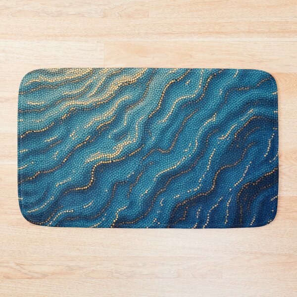 Item preview, Aboriginal Inspired Dot Art - With Waves of Golden Reflection designed and sold by GrinGalore.