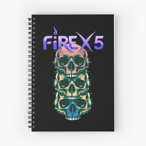 Item preview, Fire X 5 Band Stacked Skulls Rock Band Music Concert designed and sold by nick sear.
