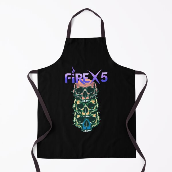 Item preview, Fire X 5 Band Stacked Skulls Rock Band Music Concert designed and sold by nick sear.