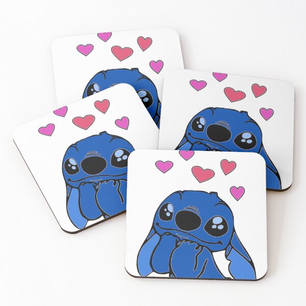 Item preview, Adorable Blue Character with Hearts designed and sold by Regal-Elegances.