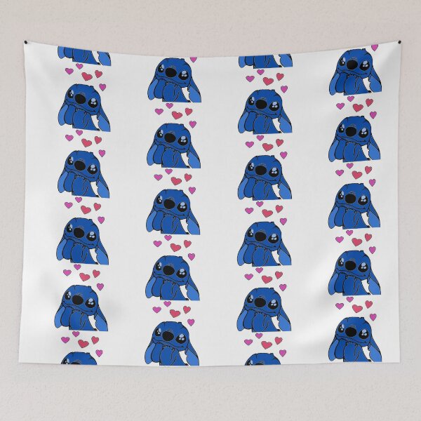 Item preview, Adorable Blue Character with Hearts designed and sold by Regal-Elegances.