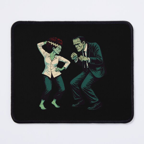 Item preview, Frankenstein and Bride Dancing Couple Halloween Monster Love designed and sold by AurelieGerhold.