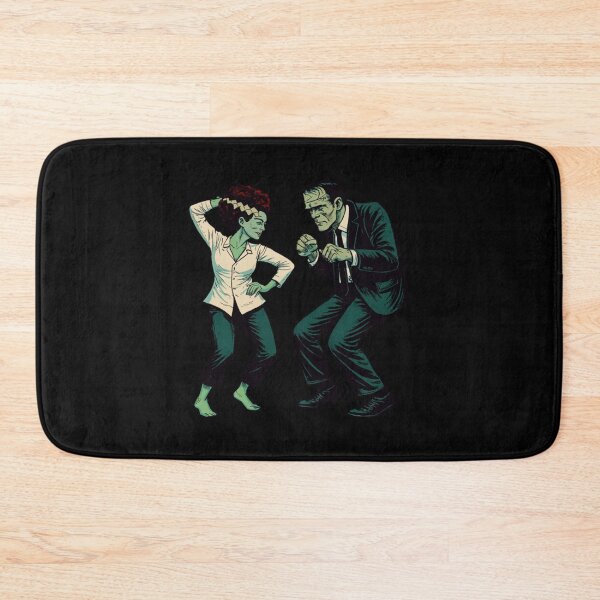 Item preview, Frankenstein and Bride Dancing Couple Halloween Monster Love designed and sold by AurelieGerhold.