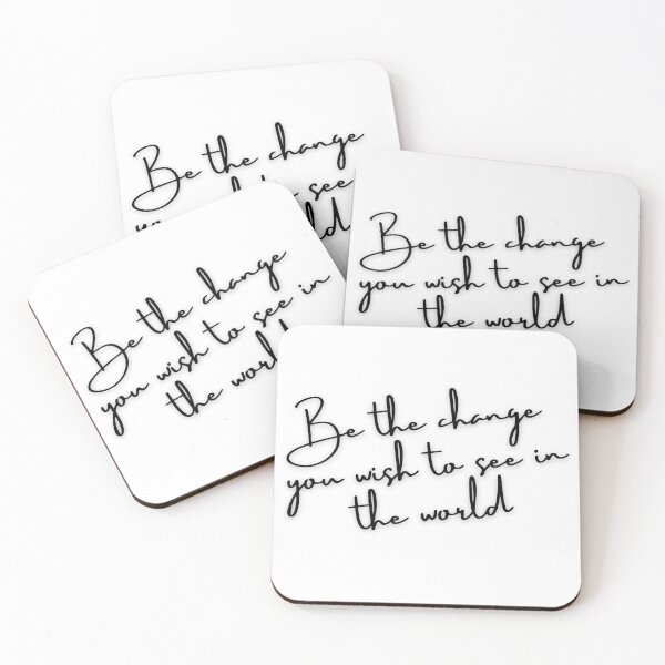 Item preview, Be the Change You Want to See in the world designed and sold by UrvashiStudio.