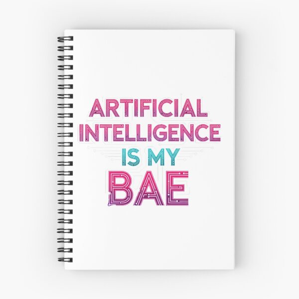 Item preview, Artificial Intelligence is My Bae – Futuristic Neon Tech Typography designed and sold by BaddyTechy.