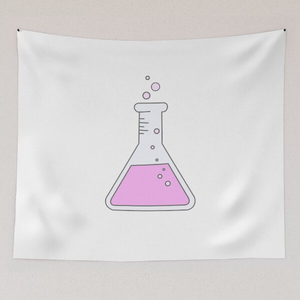 Item preview, Pink Bubbling Conical Flask designed and sold by studydoodleplan.
